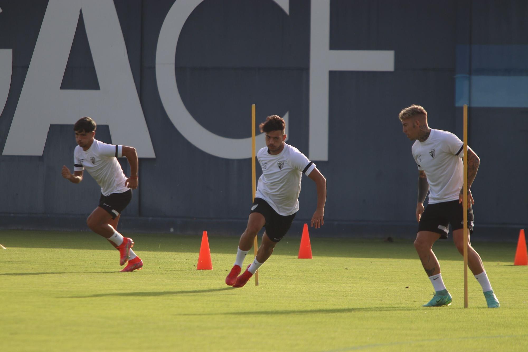 Entrenamiento del Málaga CF de este jueves 12 de agosto