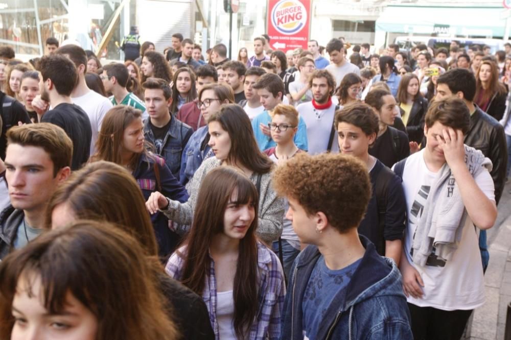 Manifestación en Murcia contra la Lomce