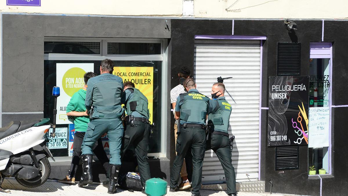 La Guardia Civil detuvo a dos de los presuntos implicados // Gonzalo Núñez
