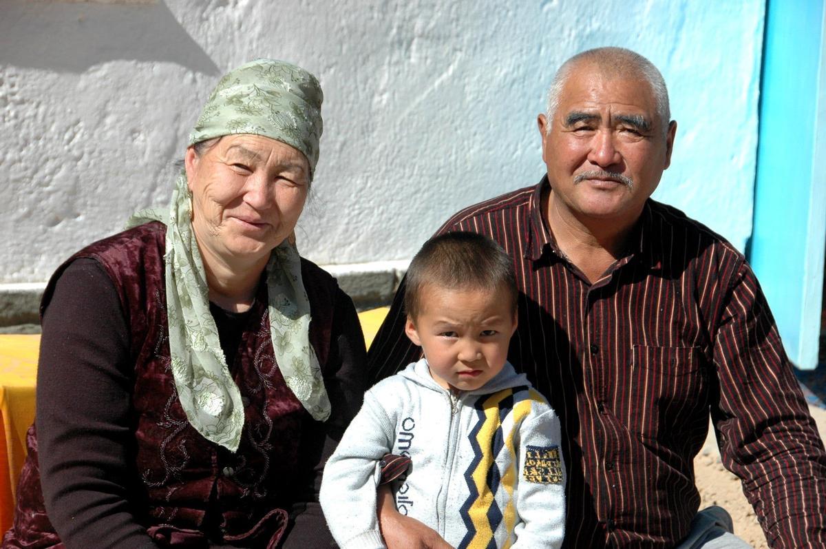 Familia de kirguises
