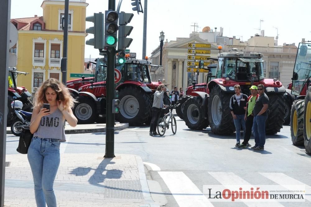 Manifestación de los agricultores por el Mar Menor en Murcia