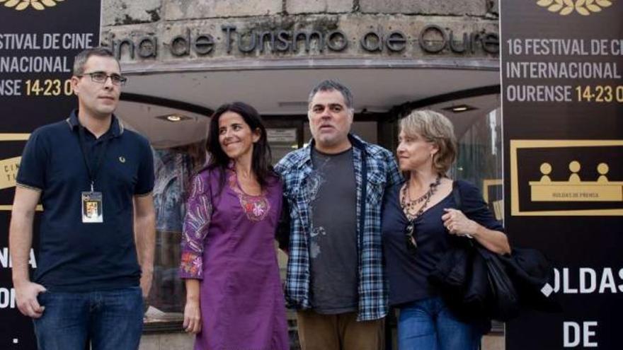 Diego López, Isabel Pérez, Benito Zambrano y Amparo Vega. / brais lorenzo