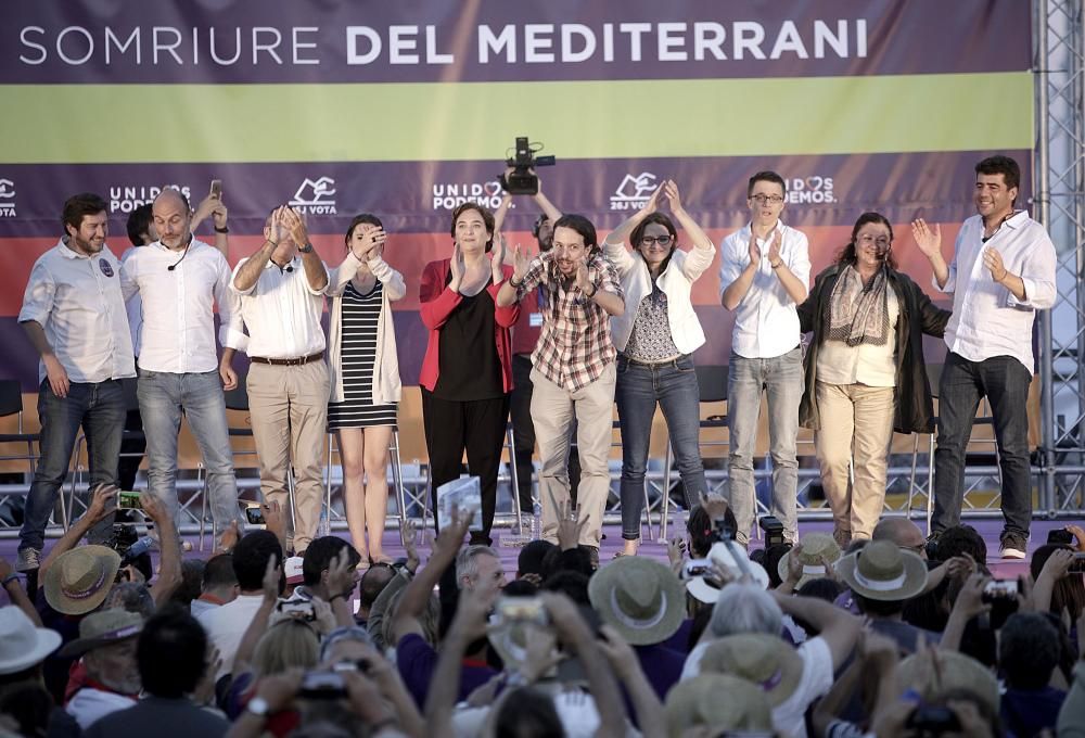 Wahlkampf: Pablo Iglesias auf Mallorca