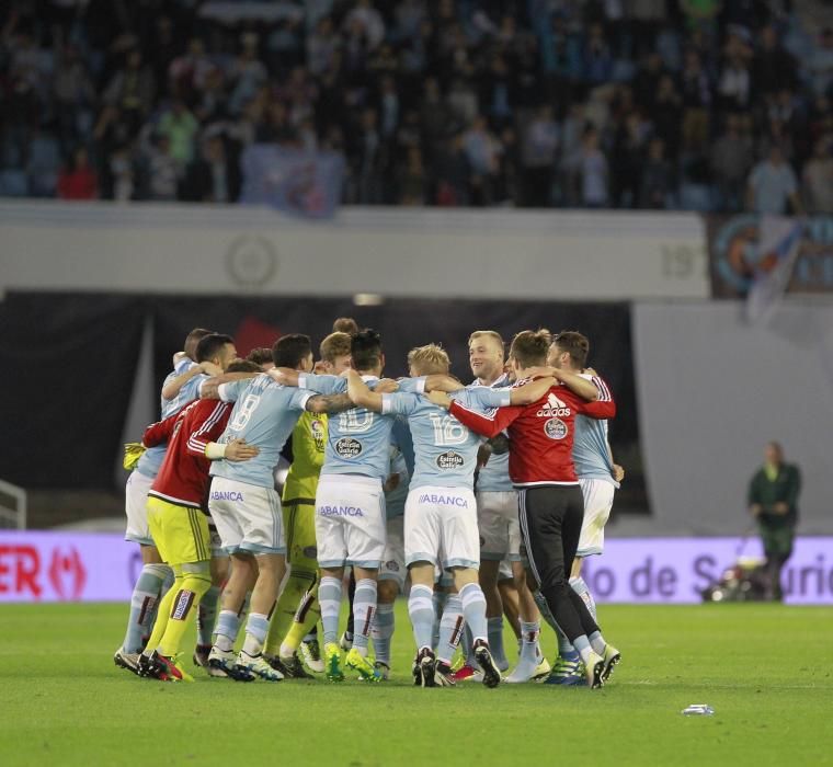 El Celta saborea Europa con tres puntos