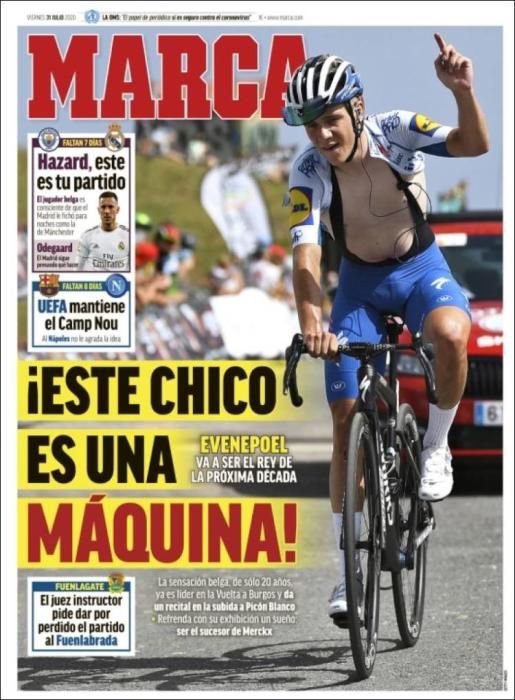 Portada MARCA viernes 31 julio 2020