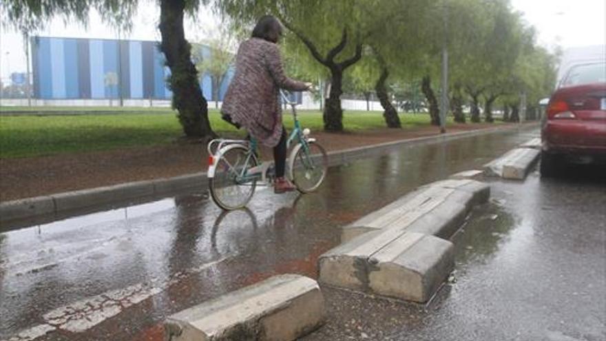 Colectivos piden que se cuiden los carriles-bici y solares municipales