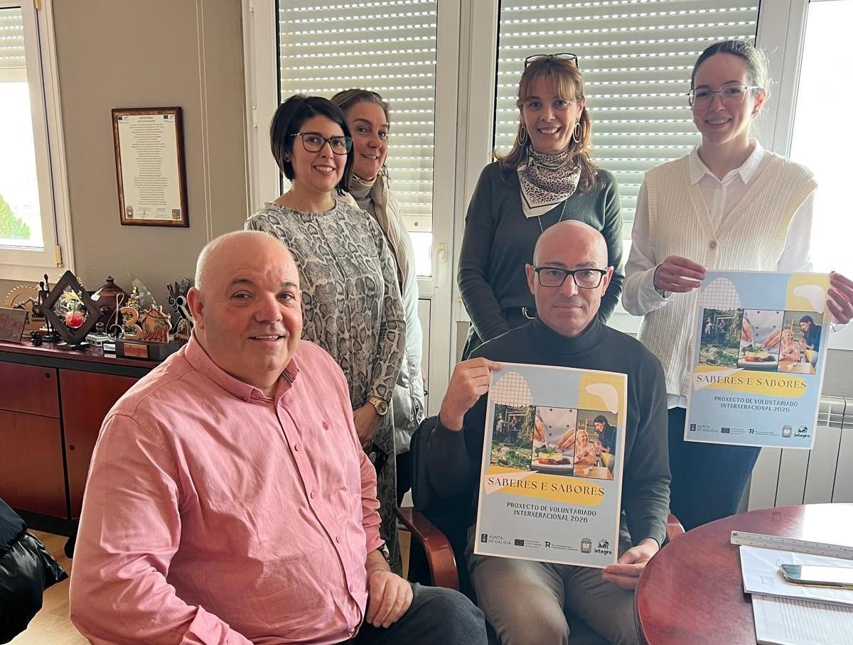Adolfo López, esquerda, e José Muíño presentando o proxecto.