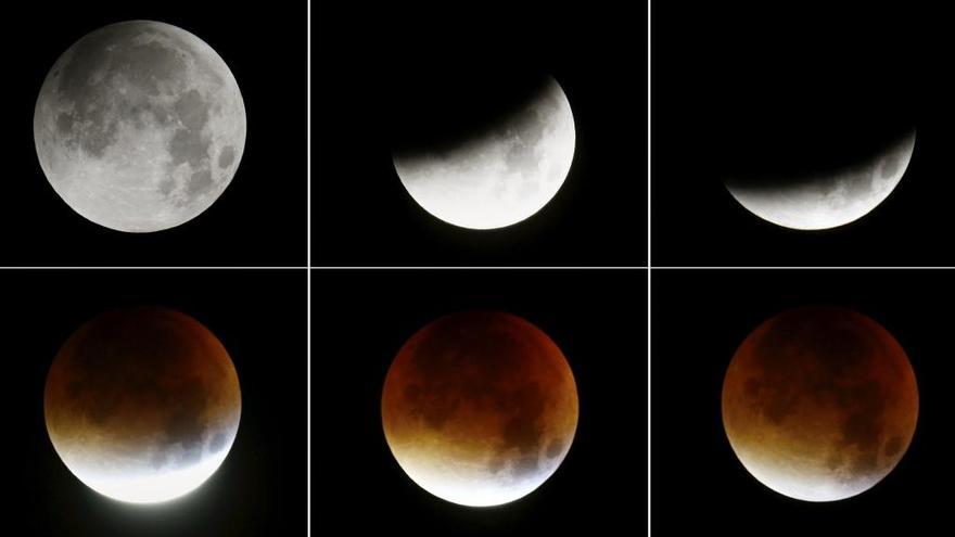 ¿A qué hora se podrá ver el eclipse total y la &#039;luna de sangre&#039;?