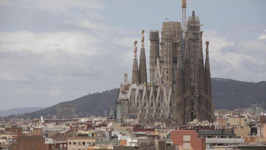 La Sagrada Familia muestra cómo será el cimborrio que se convertirá en el techo de Barcelona