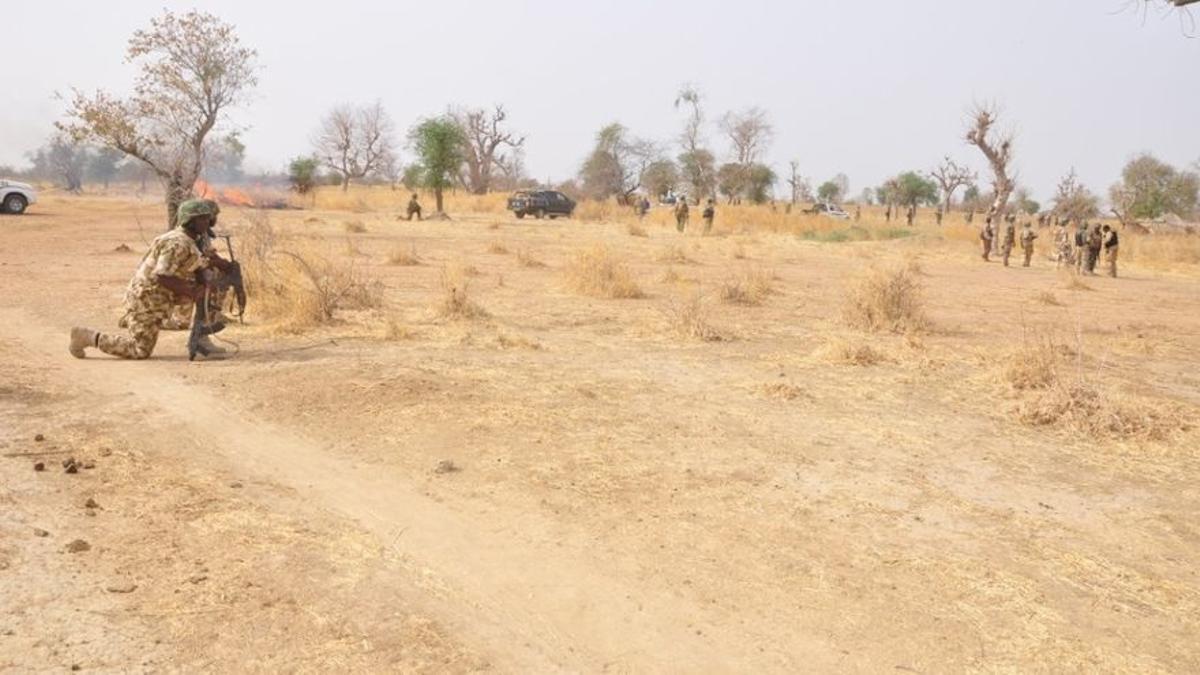 Un soldado en Nigeria.