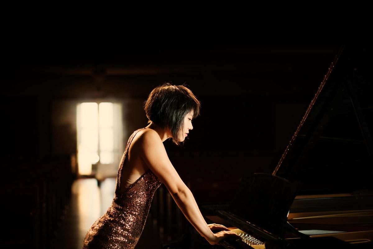 La pianista china Yuja Wang.