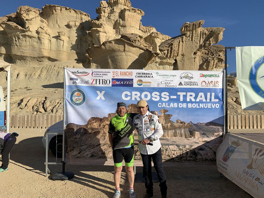 Todas las imágenes del cross por las calas de Bolnuevo, en Mazarrón