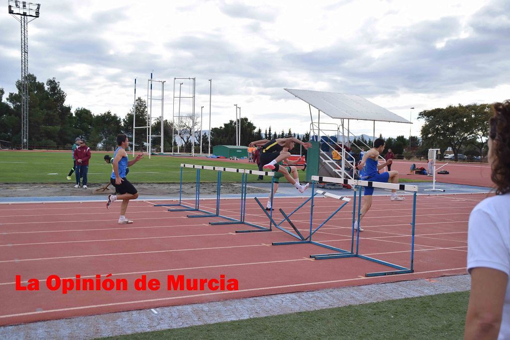 Regional absoluto y sub-23 de atletismo en Lorca (I)