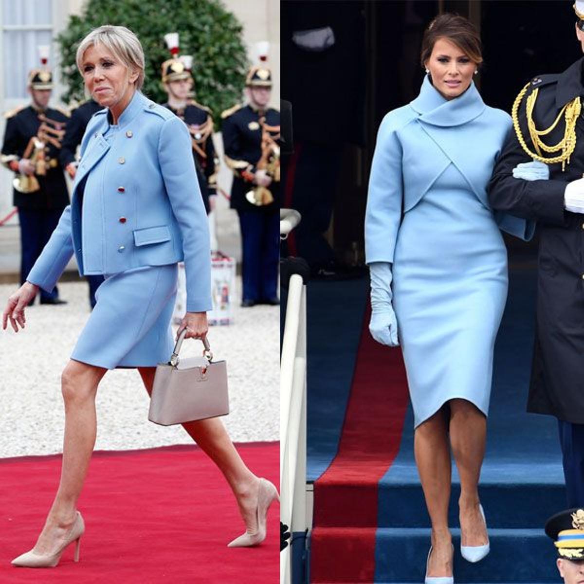 Brigitte Macron y Melania trump