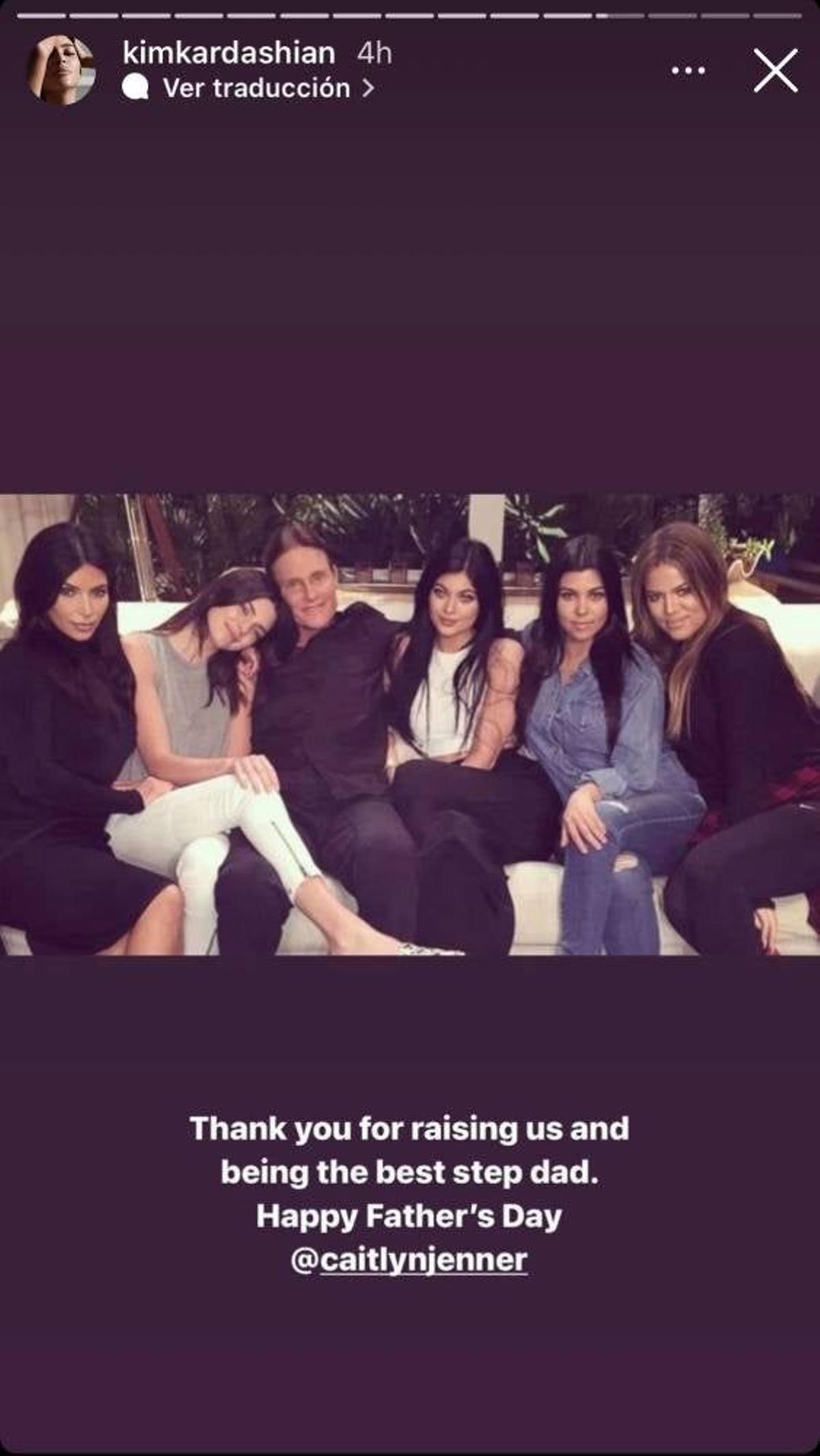 Kim y el 'gracias por educarnos' a Caitlyn Jenner