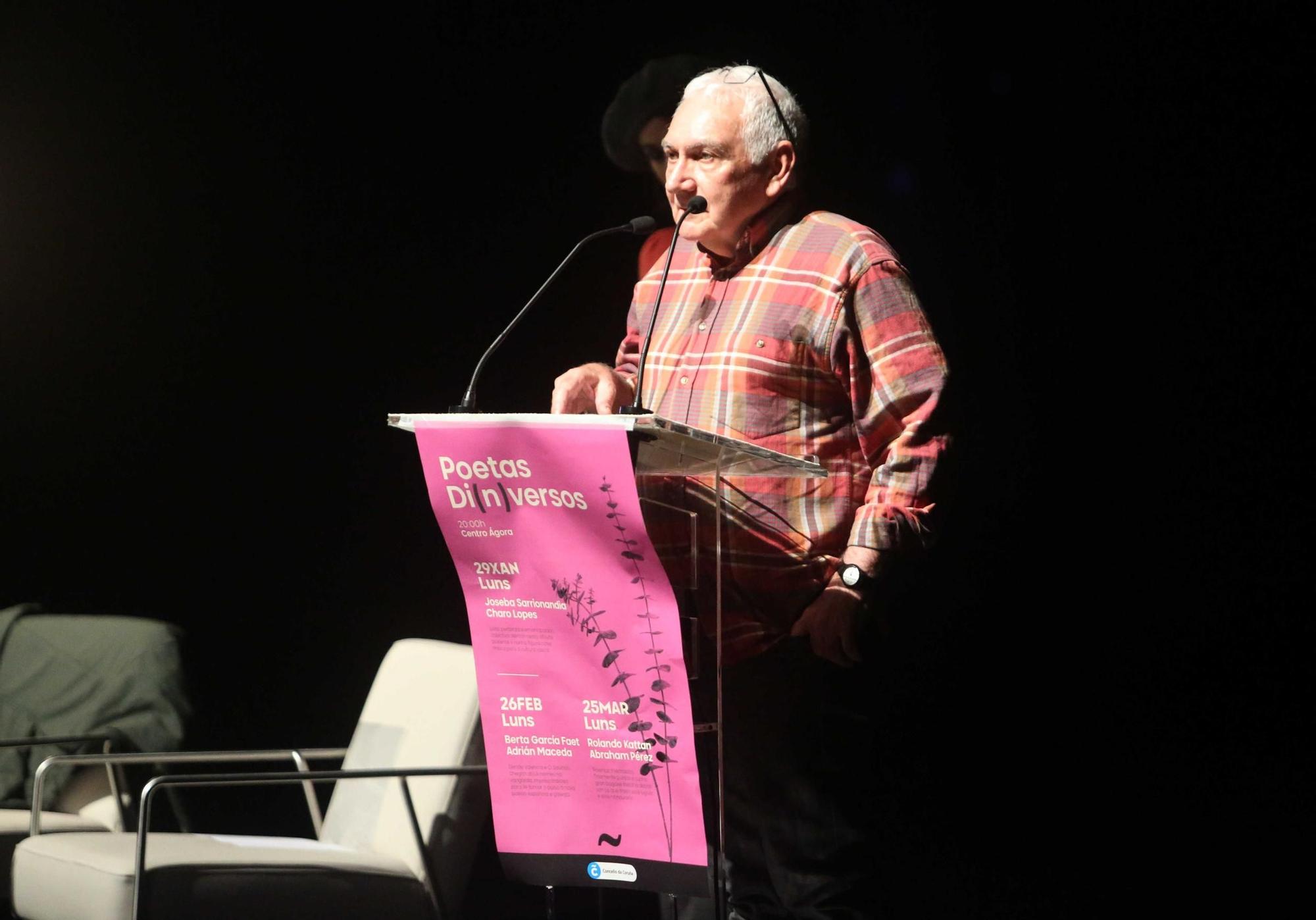 Joseba Sarrionandia, en A Coruña con Poetas Di(n)Versos