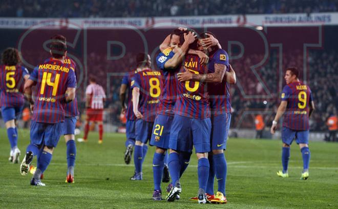 FC BARCELONA, 3 - SPORTING, 1