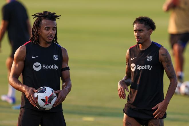 Así ha sido el entrenamiento del Barça en la Base Naval de la Marina de Annapolis para preparar el clásico