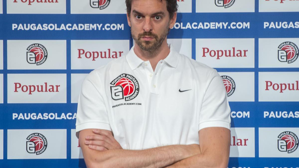 Pau Gasol, este pasado junio en el Muleso Collet de Barcelona