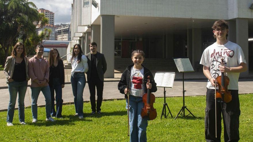 Del arpa a la guitarra eléctrica, en el Conservatorio Profesional de A Coruña