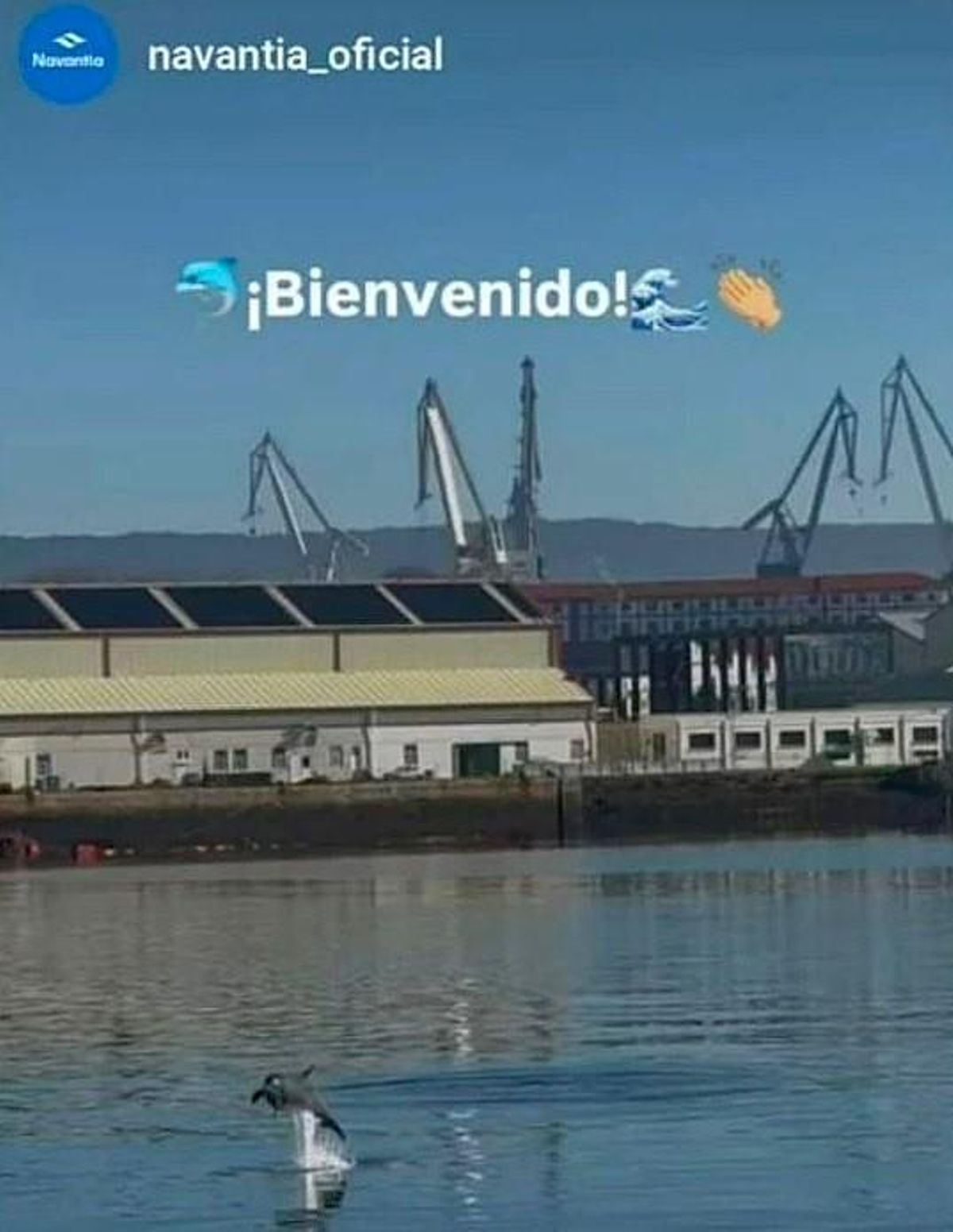 Navantia dio la bienvenida a sus aguas a Manoliño en enero .