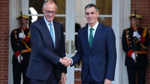 Merz constata davant Sánchez que no comparteixen la definició de genocidi