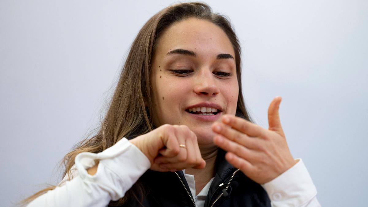 Tania Álvarez es tan buena hablando como con los guantes