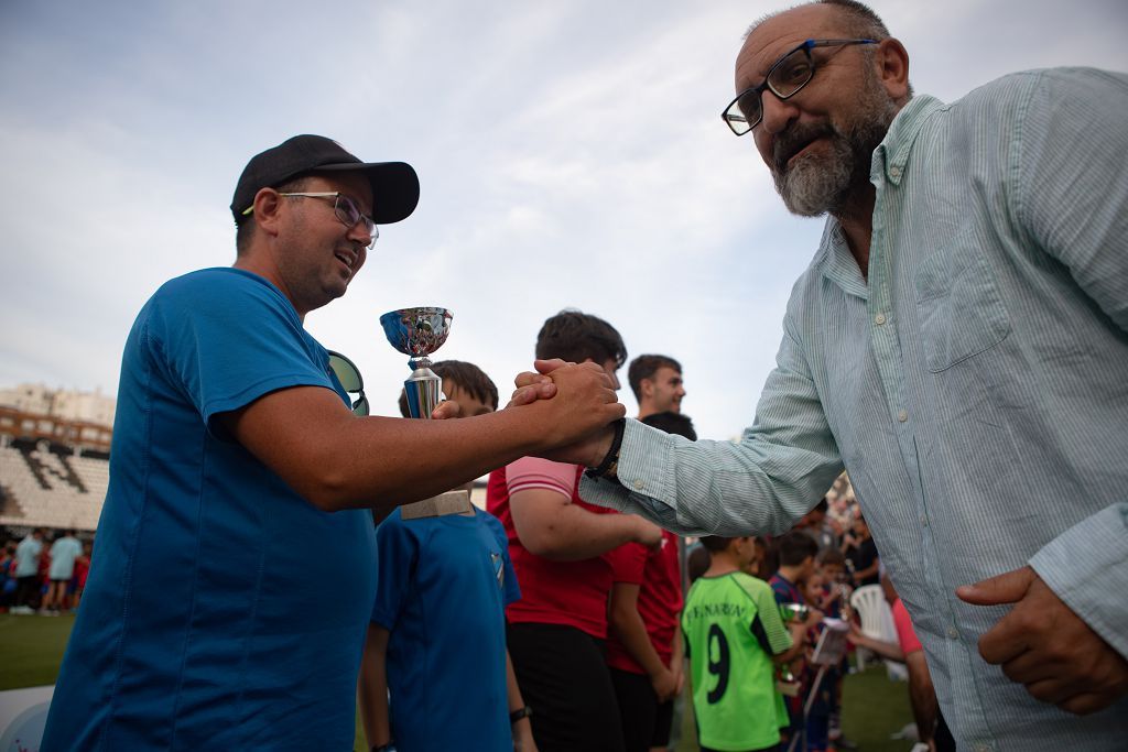 Clausura de la liga coal de fútbol en Cartagena