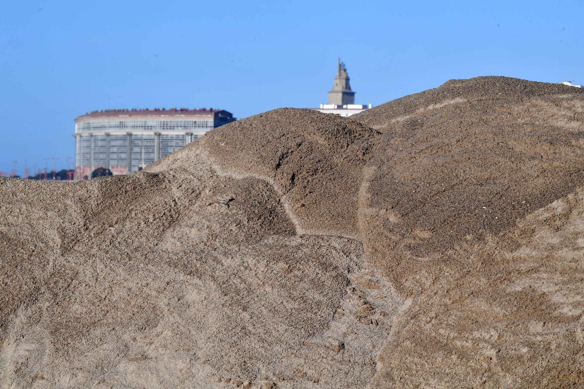 Las playas se preparan para los temporales