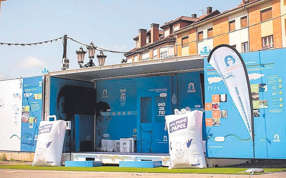 Stand contenedor del Consorcio de Aguas en Asturias