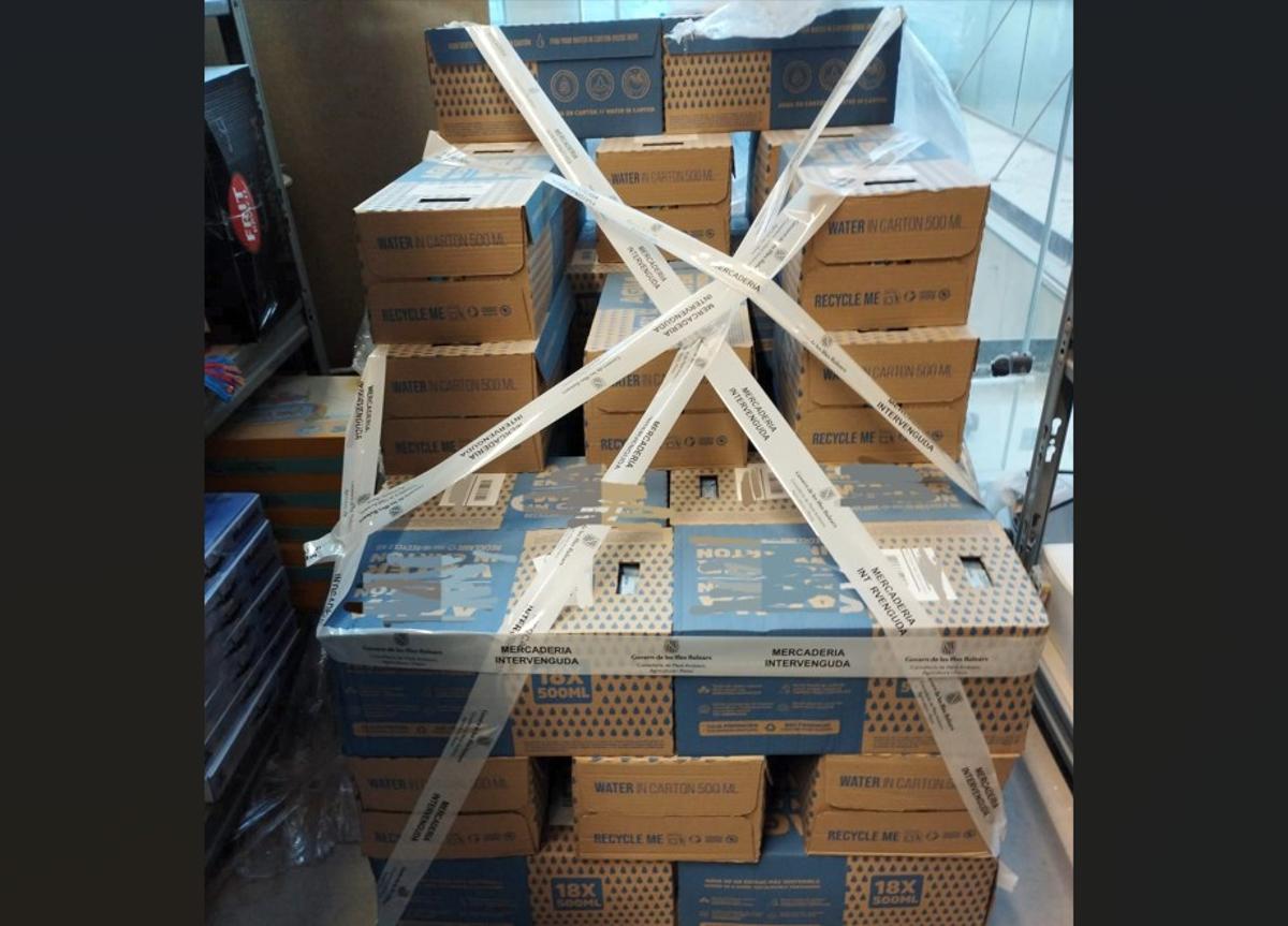 Das beschlagnahmte "Mallorca-Wasser".