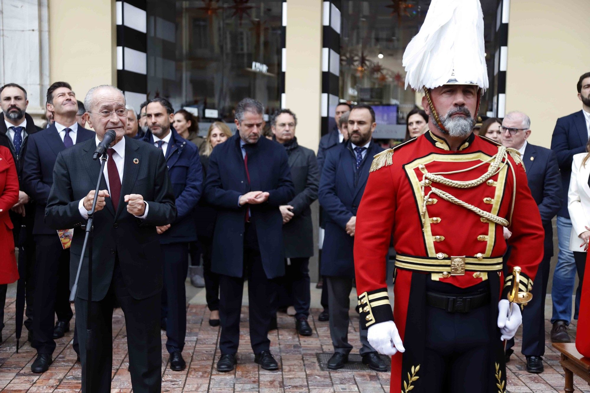 Málaga rinde homenaje a la Constitución Española en su 45 aniversario