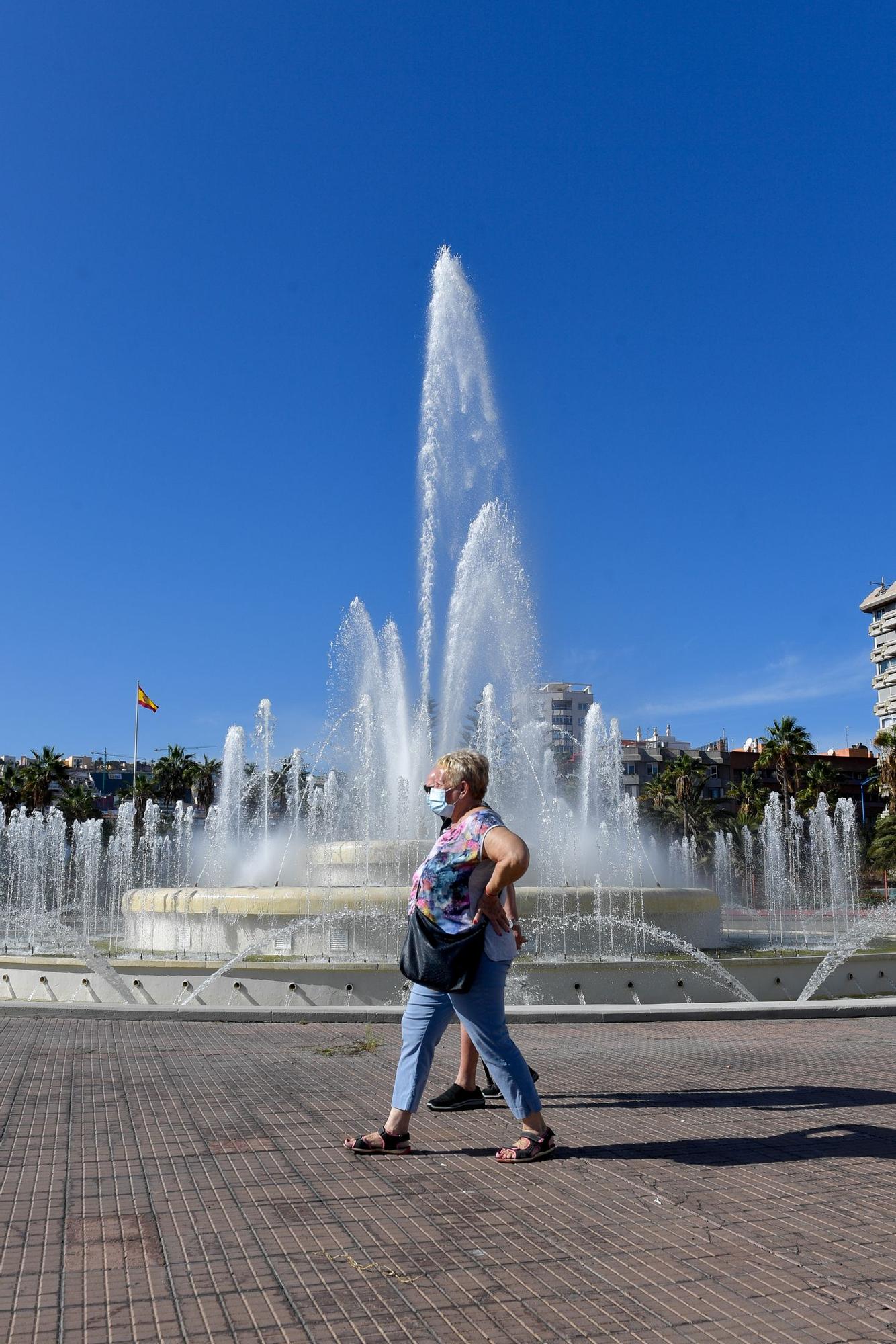 La Fuente Luminosa vuelve a funcionar