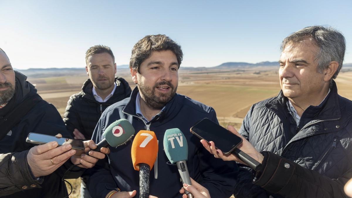 Fernando López Miras, este martes en Caravaca de la Cruz.