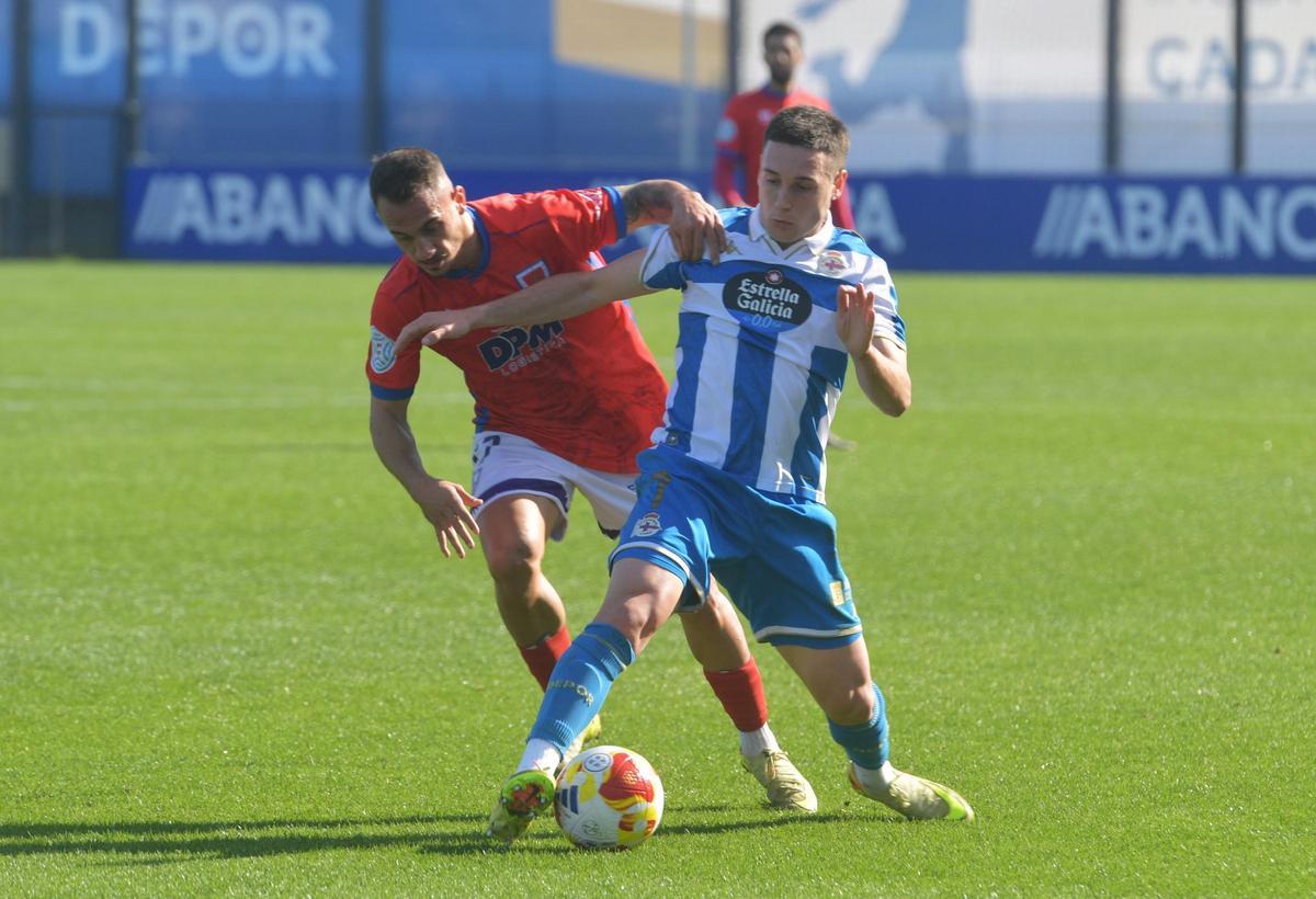 Victoria de equipo grande para el Fabril ante el Numancia (2-1)
