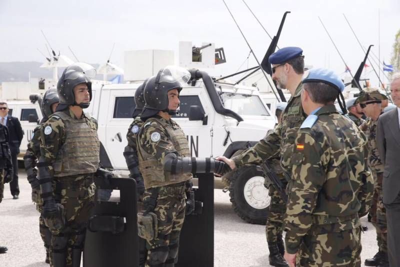 FOTOGALERÍA / Visita del Rey a la base de la Brigada de Cerro Muriano en Líbano