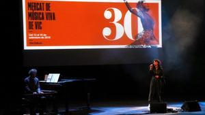 Núria Graham, en el concierto inaugural del MMVV
