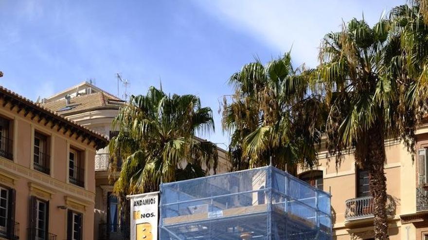 Restauran la fuente de Génova de la plaza de la Constitución