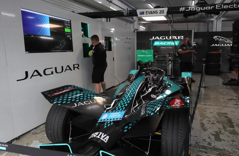 Boxes de la Formula E en Cheste