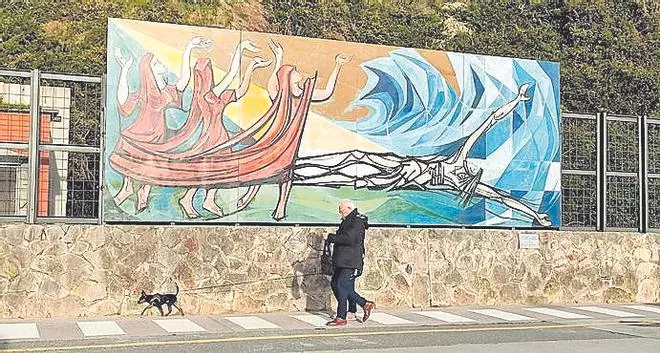 Carreño inicia un plan para restaurar las obras de arte al aire libre de Candás
