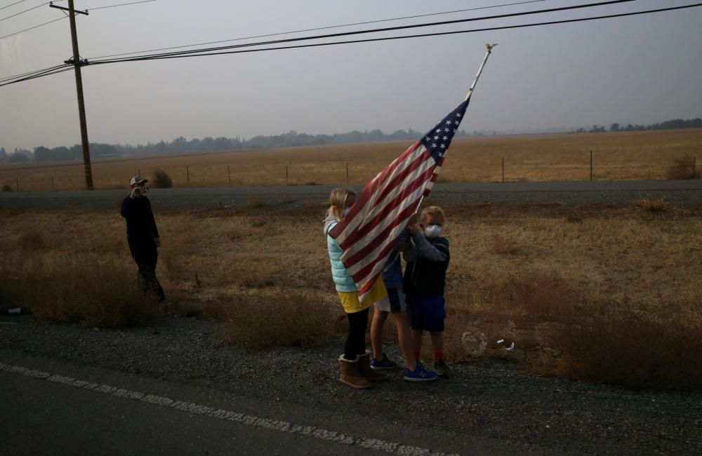 El devastador incendio de California, en imágenes