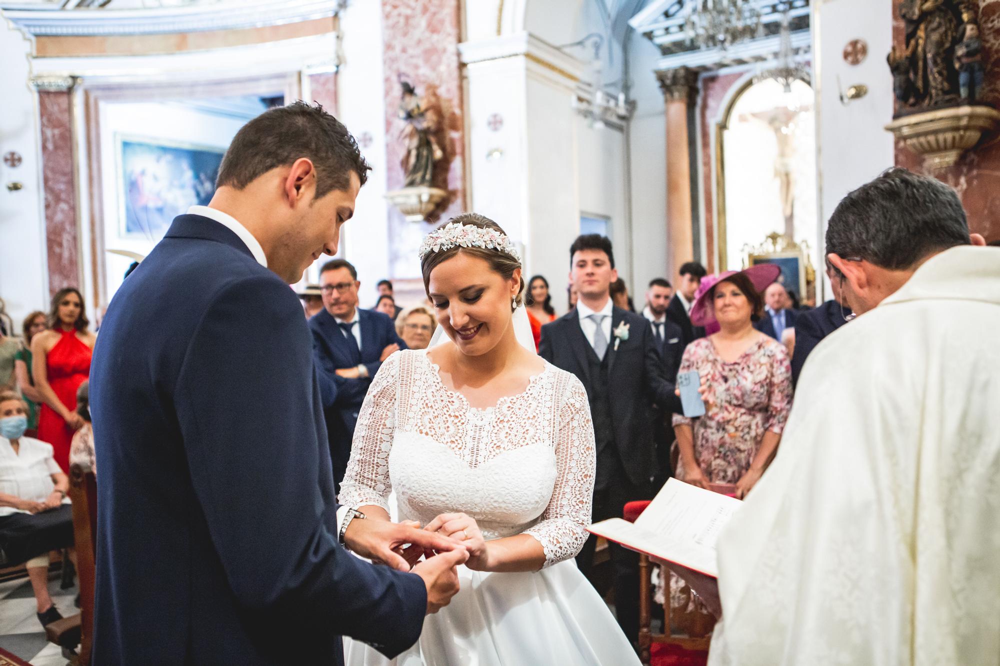 Boda de Carla Esteve, Corte de Honor 2013 y nieta de un histórico de las Fallas