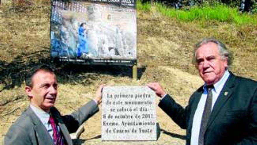 El monumento de Carlos V se estrena en noviembre en Cuacos