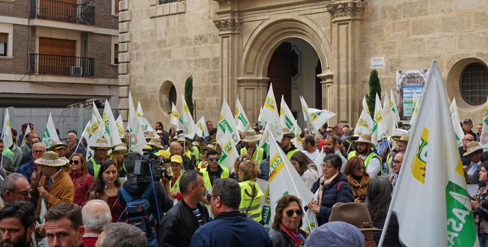 Así ha sido la manifestación de los agricultores