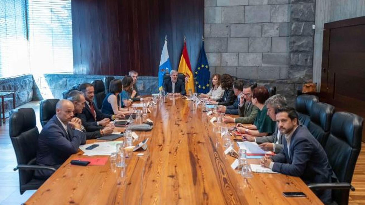 Reunión este lunes en Tenerife del Consejo de Gobierno.