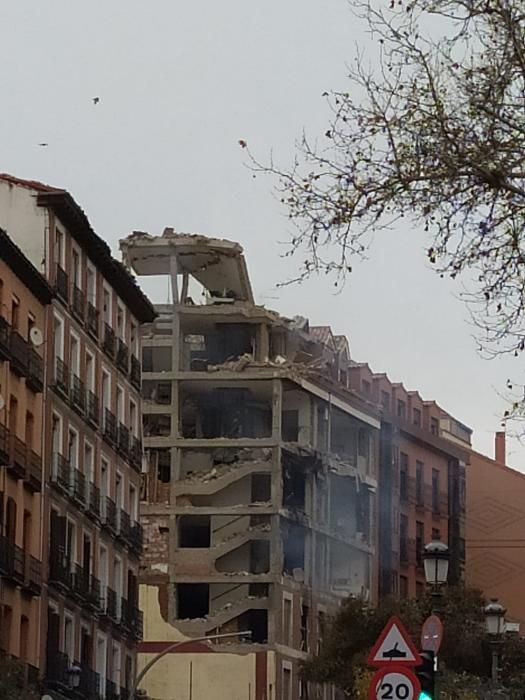 Varios muertos en una gran explosión en Madrid