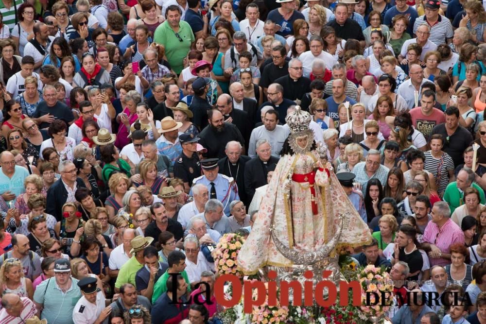 Salida de la Virgen de la Fuensanta desde la Cated