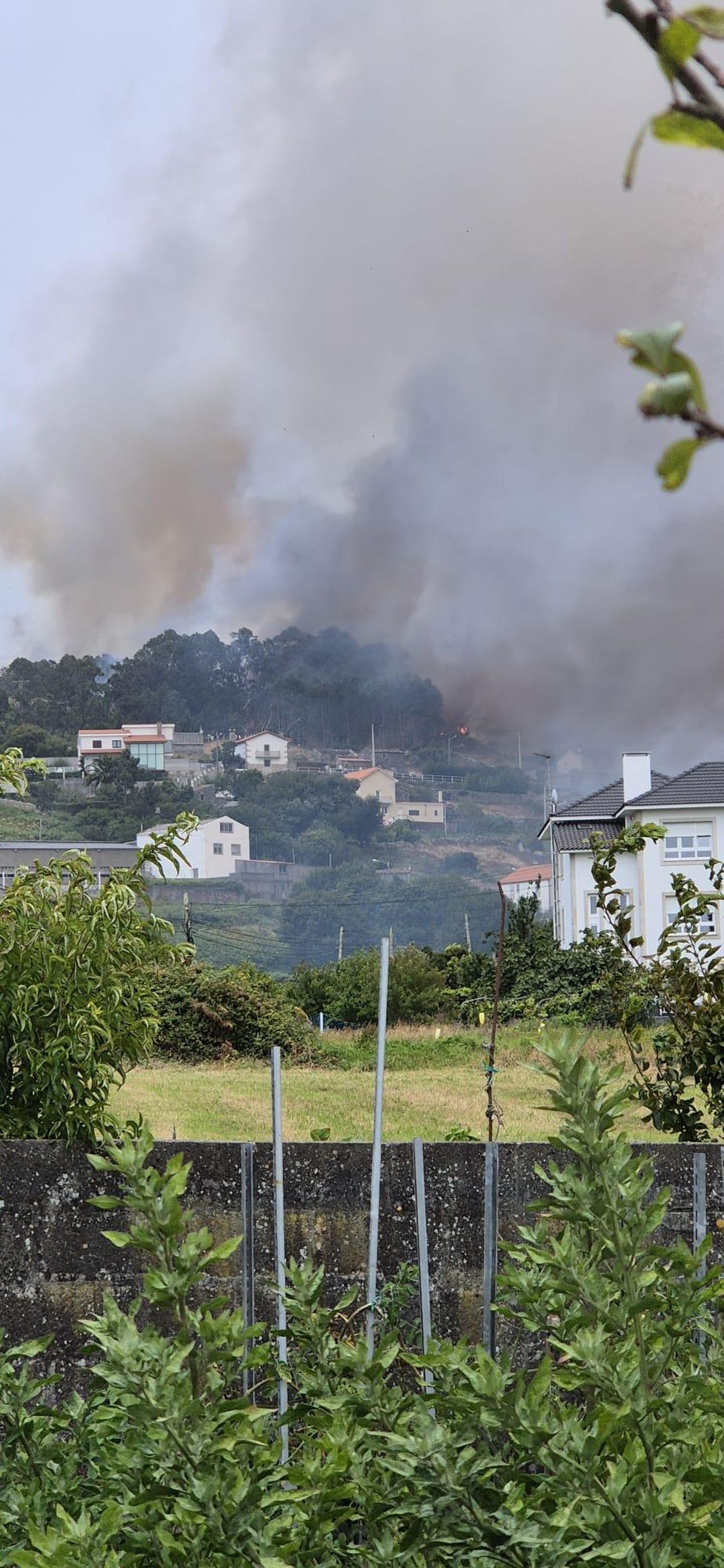 Incendio en Corme