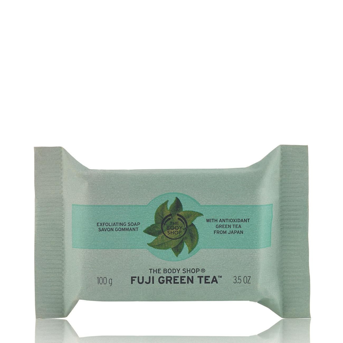 Jabón exfoliante Fuji Green Tea, de The Body Shop