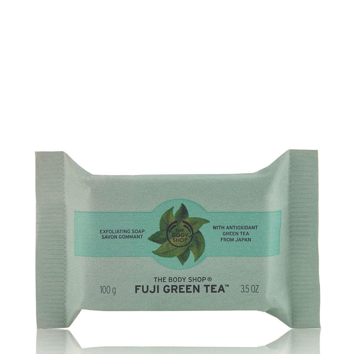 Jabón exfoliante Fuji Green Tea, de The Body Shop